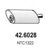 LANDROVER NTC1322 Middle Silencer